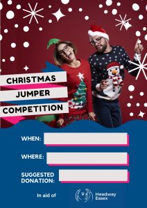 Christmas Jumper Competition Poster - Festive Fundraising